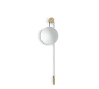 New Works Miroir Rise and Shine Natural oak-brass weight