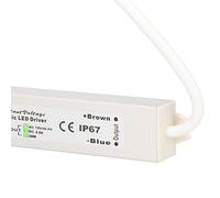 Risegun Adaptateur transformateur d'alimentation étanche 30 W AC90-250 V DC 12 V LED Driver fin basse tension