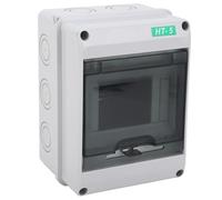 Risegun Boîte de Distribution Etanche Exterieur IP65, Boîtier de Distribution en Saillie 5 Modules, MCB Power Boîte de Jonction en Plastique pour Installation Intérieure et Extérieure