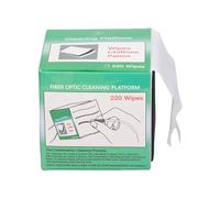 Risegun Lingettes de nettoyage pour fibres optiques Tissu non tissé non pelucheux et sans poussière de qualité supérieure pour le nettoyage des fibres nues et des surfaces de la