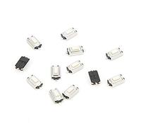 Risegun Lot de 200 mini micro-interrupteurs tactiles à bouton-poussoir 6 x 3 x 2,5 mm Produit électronique