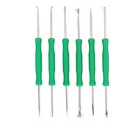 Risegun Lot de 6 Outils d'aide à dessouder pour réparation de Circuits imprimés, Pointe durcie Double Face, Outils auxiliaires de soudage Professionnels pour la réparation électronique