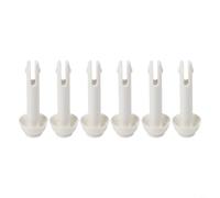 RiseNova 25018 Lot de 6 ou 10 goupilles de raccordement et joint d'étanchéité pour piscine hors sol Intex de 4 à 7 m en PVC Blanc 6 ou 10 pièces 60 mm