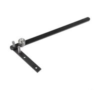 RiseNova Cintreuse manuelle pour tube en acier d'établi de 1 à 6 mm | Pliez les tiges de 1 à 6 mm, capacité de 180 degrés, compatible aluminium et cuivre, monté sur établi
