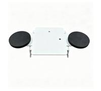 RiseNova Support magnétique compatible pour Skylight Calendar 2 | Adaptateur double aimant sécurisé pour centre de cuisine, compact ABS + support en métal avec plaque blanche, noir
