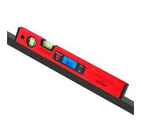 RISEPRO Niveau de torpille numérique de 42 cm, inclinomètre, rapporteur d'angle, jauge, niveau à bulle, base magnétique, rétroéclairage rouge