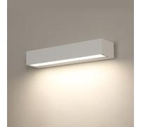 Riserva Applique Murale Exterieur Blanche 16W, IP65 4500K 30cm | Eclairage Exterieur Moderne Lampe Murale LED Rectangulaire pour Terrasse, Entrée, Jardin, Garage