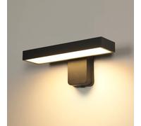 Riserva Applique Murale Exterieur LED 17W, 350° Réglable, IP65, 3000K, Noir | Lampe Murale Exterieur Moderne pour Terrasse, Entrée, Jardin, Garage, Cave