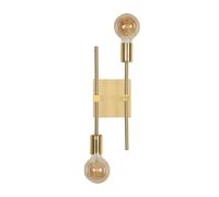 Riserva Applique Murale Retro Vintage, E27 350° Réglable Lampe Murale Doré | Luminaire Murale Moderne pour Salon, Chambre, Couloir, Bureau, Miroir, Hôtel, 2 Lumières