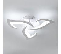 Riserva Plafonnier LED Moderne 36W, Créatif Pétales Design Blanc, 6500K | Plafonnier LED Aluminium pour Salon, Chambre D'enfant, Chambre à Coucher, Bureau