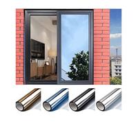 ®Rising FF Film isolant pour fenêtre, film miroir sans tain, autocollant, bleu et argent, 40x300cm