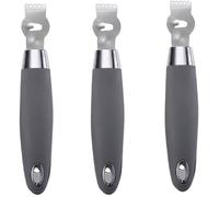 ®RisingFF Lot de 3 éplucheurs de citron en acier inoxydable pour cocktails citrons verts oranges ustensiles de cuisine