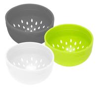 ®RisingFF Lot de 3 mini passoires gigognes pour canettes - Petites passoires et tamis peu encombrants