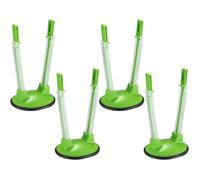 ®RisingFF Lot de 4 supports à clips pour sacs de conservation réutilisables en plastique pour sacs de congélation- Vert