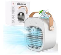 ®RisingFF Mini climatiseur portable, silencieux, sans ventilation, petit humidificateur d'air, 4 000 mAh