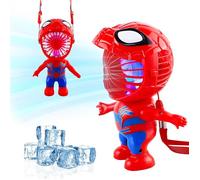®RisingFF Ventilateur portable, mini ventilateur rechargeable araignée pour enfants, ventilateur silencieux USB,