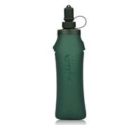 Risipu Bouteille d'eau souple en TPU pour course à pied, 500 ml, pliable, pour sac d'hydratation, randonnée, cyclisme, escalade, extérieur, moto, course sur sentier, course (vert, 500 ml)