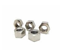 RISON-Titanium Écrou Hexagonal en Titane M10, Écrous Hexagonaux et Mecaniques DIN 934, Ecrou Frein Hexagonal de Blocage pour Vis, Boulons Filetés & Tiges Filetées, 5 Pièces