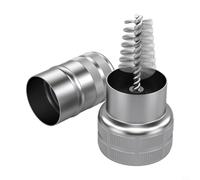 Risveglio Brosse de nettoyage de poteau de terminal automobile, outil en fer galvanisé et fil d'acier pour polir les connexions corrodées, compacte