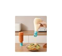 Risveglio Distributeur de condiments multifonctionnel en ABS pour bouchon de ketchup en plastique avec joint en silicone pour bague, accessoire de rangement de cuisine
