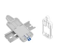 Risveglio Home Plateau de montage sur rail DIN, support ABS avec verrouillage poussoir bleu, installation facile de base RF Pow TH1016 pour Dual G1