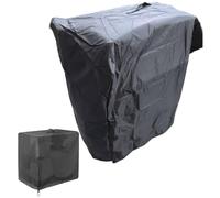 Risveglio Housse de filtre à sable en tissu Oxford noir pour Intex pour Krystal Clear, 84 x 61 x 86 cm, protecteur de pompe de piscine avec dos et cordon de serrage coupe-vent