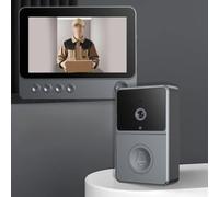 Risveglio Interphone audio sans fil et bidirectionnel de 10,9 cm | Système filaire, écran 4.3, IP65 résistant aux intempéries