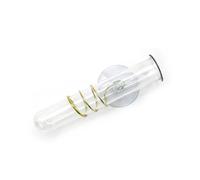 Risveglio Kit de pluviomètre à ventouse en plastique, multifonction, mesure des précipitations, fenêtre de jardin, design élégant, 14 x 5,2 cm