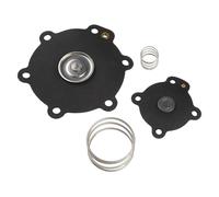 Risveglio Kit de réparation de membrane DB114 DB16 pour vannesà jet d'air | pulsé Mecair VNP214/VNP314/VEM214/VEM314, comprenant 2 membranes et 2 ressorts en nitrile Buna pour l'étanchéité de la vanne
