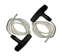 Risveglio Kohara Lot de 2 cordons de traction avec poignée et corde 1 m x 3 mm Petit moteur pour tronçonneuse tondeuse à gazon Générateur