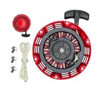 Risveglio Lanceur de démarrage pour kit de démarrage compatible avec moteurs 122 cc-200 cc, rouge pour pièce de rechange avec corde tondeuse à gazon 28400-Z0T-003ZB