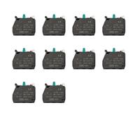 Risveglio Lot de 10 bornes à vis simples en alliage d'argent ZBE 101 ZBE 102 haute conductivité électronique câblage industriel noir 30 x 29 mm