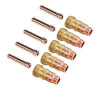 Risveglio Lot de 10 douilles TIG pour lentilles à gaz Stubby 17GL332 10N24S 3/32 pouces WP-17 18 26 torches