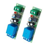 Risveglio Lot de 2 relais à temporisation réglable DC12 V NE555 | Module relais minuterie réglable NE555 DC 0-60s 12 V