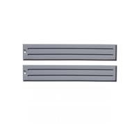 Risveglio Lot de 2 supports de couvercle de casserole en silicone antidérapants, multi-usages, repose-cuillère et planche à découper, facile à nettoyer, couvercles en verre épais et bois, gris vert
