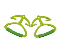 Risveglio Lot de 2 supports de sac d'une capacité de 36,3 kg | Construction en plastique ABS - Supporte une charge de 36 kg - Empêche le sac de se casser, à nettoyer