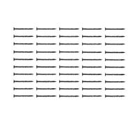 Risveglio Lot de 20/50 piquets de bordure de paysage en plastique de 15,5 cm, ancres de jardin en nylon, gazon artificiel, tissu de barrière pour bordure de pavé, noir