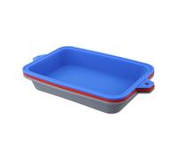Risveglio Lot de 3 bacs à graisse réutilisables en silicone pour barbecue Weber et camping