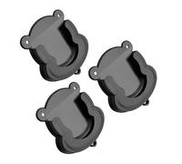 Risveglio Lot de 3 supports de fixation murale pour caméra intérieure Ring Indoor Cam, support polyvalent en ABS avec vis et installation