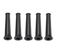 Risveglio Lot de 5 manchons de protection pour meuleuse d'angle Noir 12 mm | Lot de 5 manchons de protection noirs pour perceuse 10 mm 12 mm