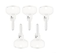 Risveglio Lot de 5 poignées Hoppe en alliage pour fenêtre Code 1323, clés de fenêtre UPVC, pour quincaillerie essentielle de maison, argent