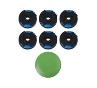 Risveglio Lot de 7 bobines avec capuchon pour Greenworks 21212 21272, 29242 29082 pour têtes de rechange avec fil de 8,2 m de long et 1,65 mm
