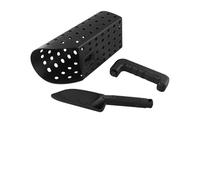 Risveglio Pelle à sable professionnelle et truelle - Détection de métaux - ABS - Outils de creusement de plage - Chasse au trésor - Noir