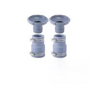 Risveglio Piscine grise pour kit d'adaptateur de tuyau d'aspiration, connecteur flexible de 3,2 cm et 3,8 cm, pour plastique robuste avec pour entretien des colliers en acier inoxydable