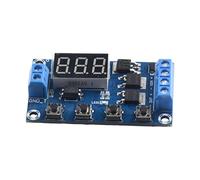Risveglio Relais numérique temporisateur Module MOS Commutateur de déclenchement DC 5 V 36 V Réglable 0,1 s 999 min Polarité inverse pour protection moteur pompe légère