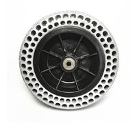 Risveglio Roue solide 8" 200x50 pour moyeu de scooter électrique et | Fauteuil roulant, pneu épais avec adhérence améliorée, non pneumatique pour roue de rechange pour usage privé, noir et gris
