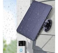 Risveglio Solaire monocristallin 5 W pour chargeur pour sonnette vidéo Ring | Kit d'alimentation solaire 5 W pour sonnette vidéo Ring 4/3/2 avec câble et