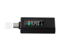 Risveglio Testeur de puissance USB avec écran couleur de 2,44 cm | Moniteur de tension de courant, 0-8 A 0-240 W Analyseur de capacité d'énergie numérique pour types, appareils