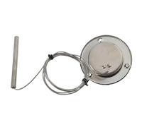 Risveglio Thermomètre de four industriel avec sonde en acier inoxydable | 0-600° pour jauge à cadran pour la surveillance de la température de la cuisine et de la chaudière, rallonge de ligne de 1,5