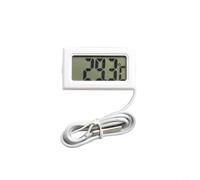 Risveglio Thermomètre numérique de voiture avec sonde étanche, écran LCD pour la maison, le bureau, le réfrigérateur, -50 à 110 C, câble de 1 m